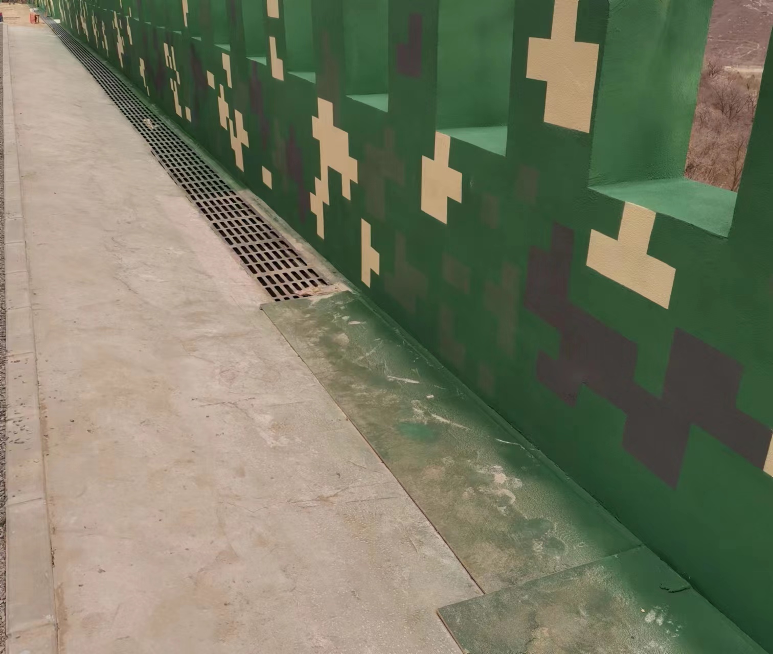 晉城圍墻迷彩噴涂,數(shù)迷彩漆